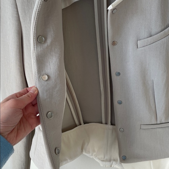 IRO Clyde leather trim blazer jacket - Picture 10 of 11